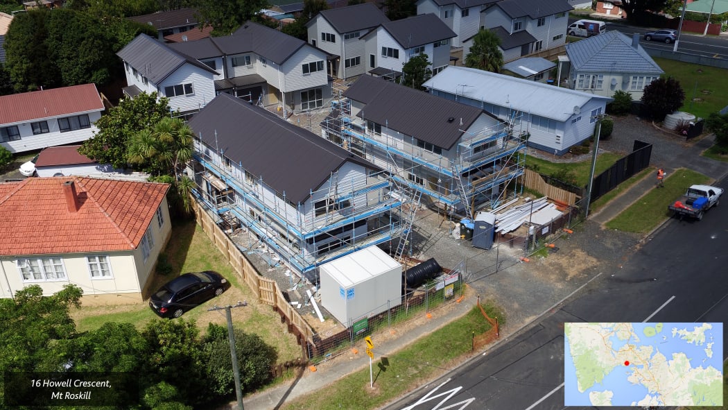 The Special Housing Area at Mt Roskill, established under the Auckland Housing Accord.