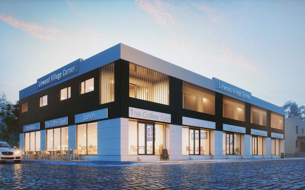 An artist's impression of the Linwood development.