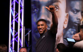 British heavyweight boxer Anthony Joshua