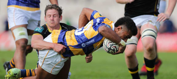 Emoni Narawa crashes over for Bay of Plenty's match-winning try