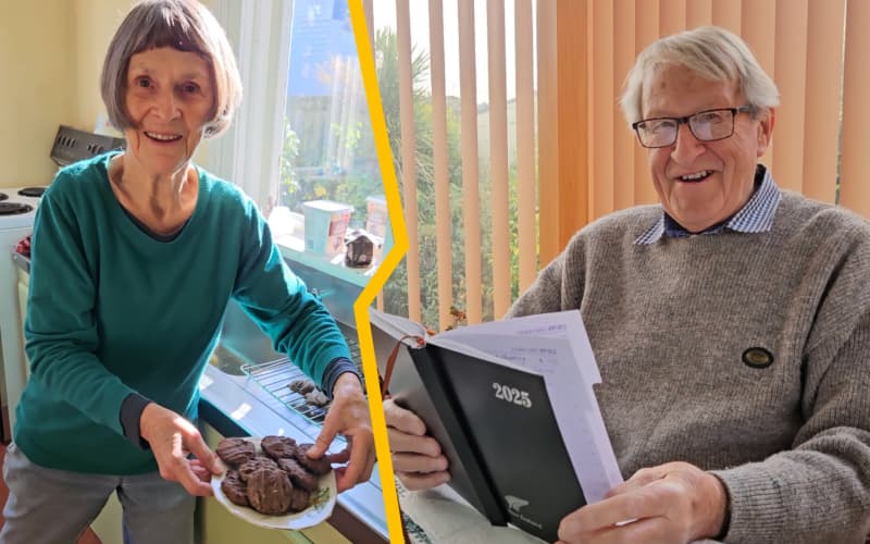 Betty Laing and Neil McAndrew.