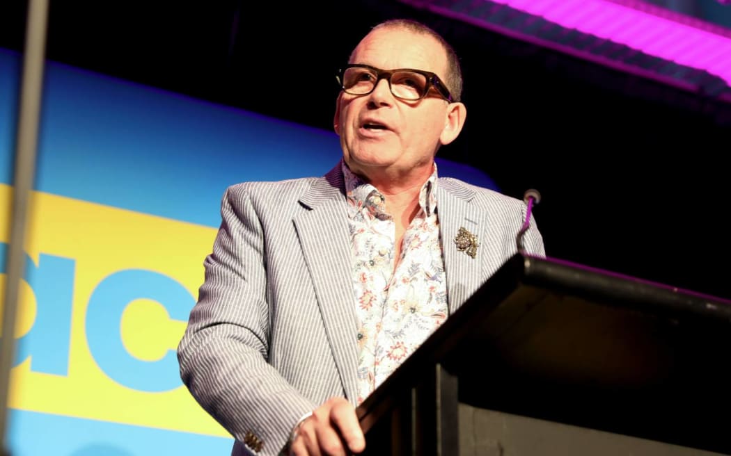 Paul Henry at the ACT 'Change Makers' rally in Auckland, June 2024.