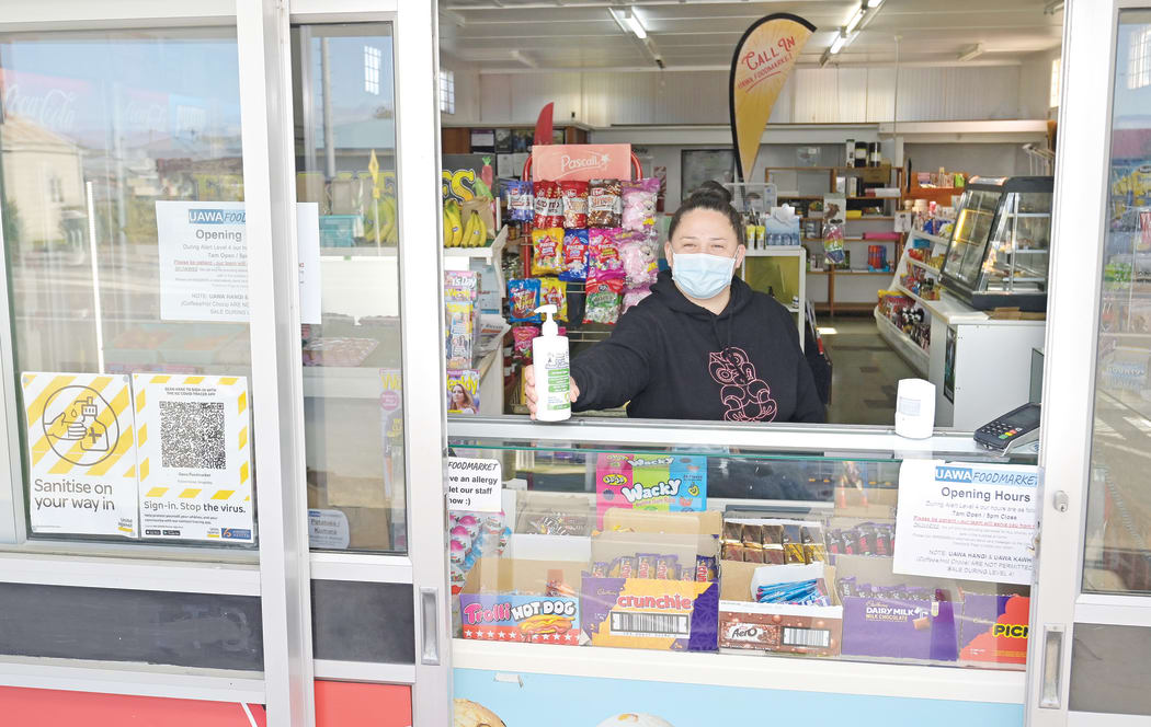 Uawa Foodmarket manager Kel Blackman keeping Tolaga Bay residents stocked up with essentials under Level 4