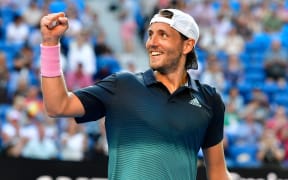 French tennis player Lucas Pouille.