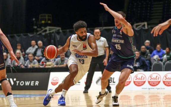 Saints captain Dion Prewster during the NBL game against the Auckland at Eventfinda Stadium Auckland, New Zealand. 17 July 2021.