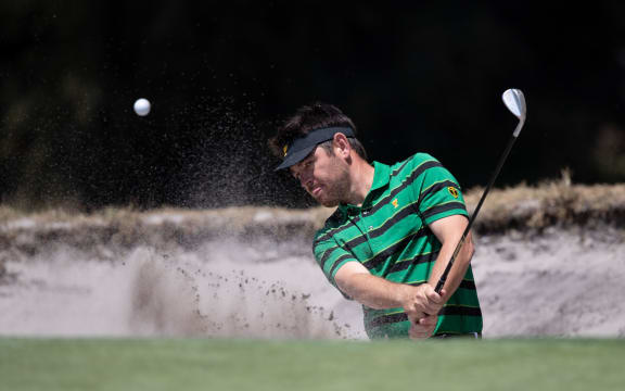 South African golfer Louis Oosthuizen playing for the Internationals in the Presidents Cup.