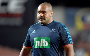 Blues and All Blacks prop Karl Tuinukuafe.