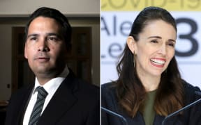 National Party leader Simon Bridges and Prime Minister Jacinda Ardern.