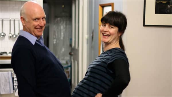 John Clarke and daughter Lorin Clarke