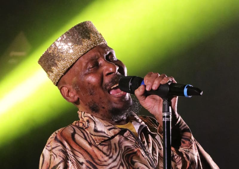 Reggae legend Jimmy Cliff performs at the Bay of Islands Music Festival in Waitangi, March 2018.