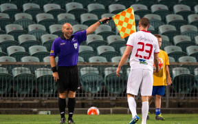 Assistant Referee Glen Lochrie.