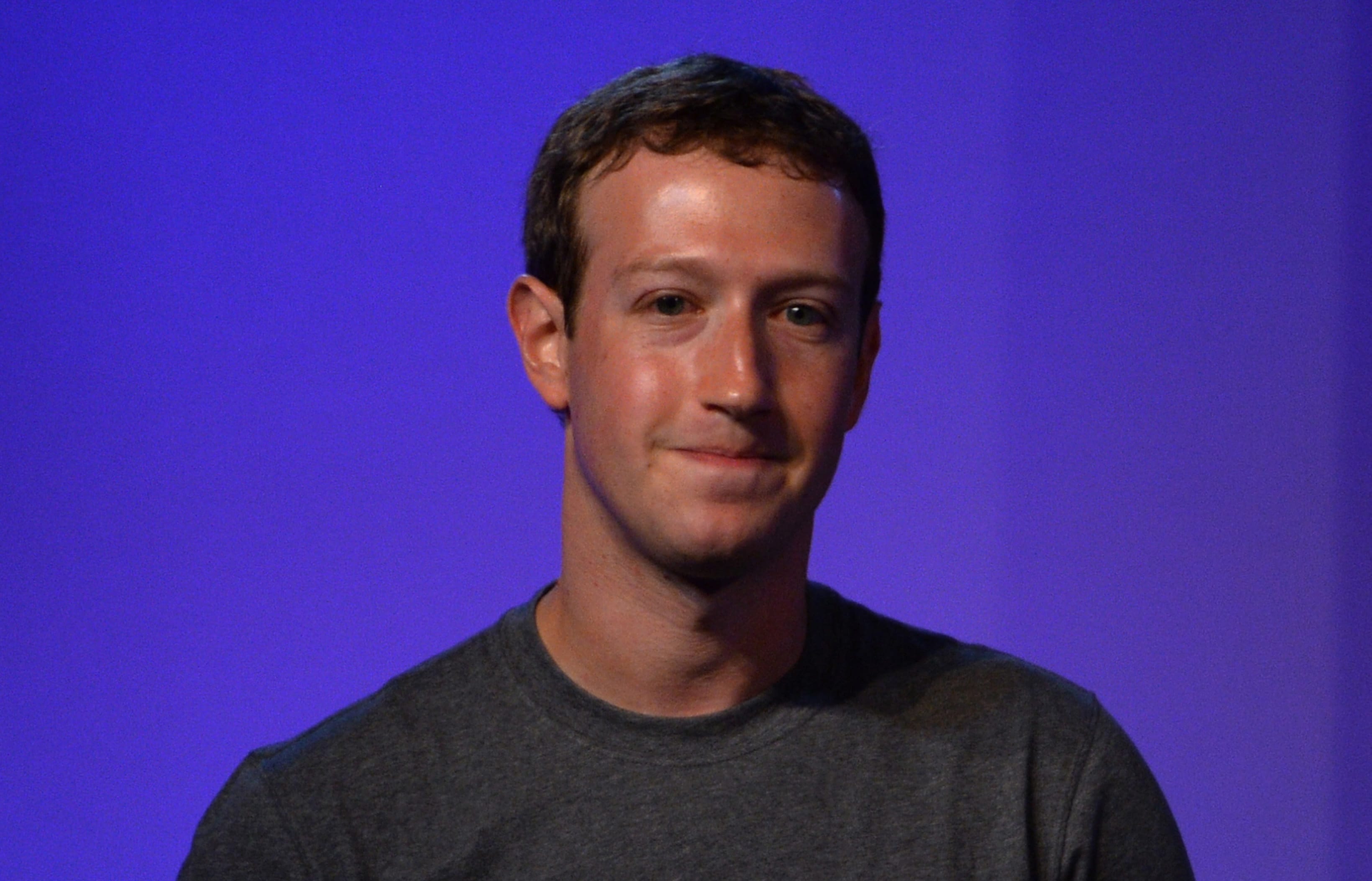 Facebook founder Mark Zuckerberg in India in New Delhi on 9 October, 2014