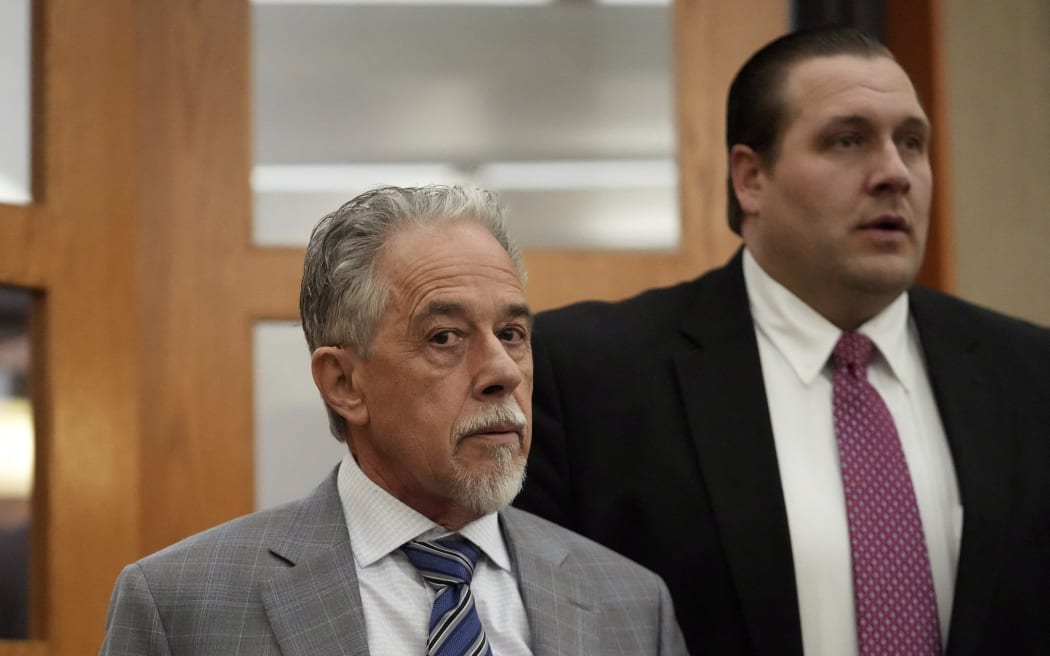 Terry Sanderson arrives at court, March 21, 2023, in Park City, Utah. The retired optometrist is suing Actress Gwyneth Paltrow over a 2016 ski collision that took place at Deer Valley Resort.