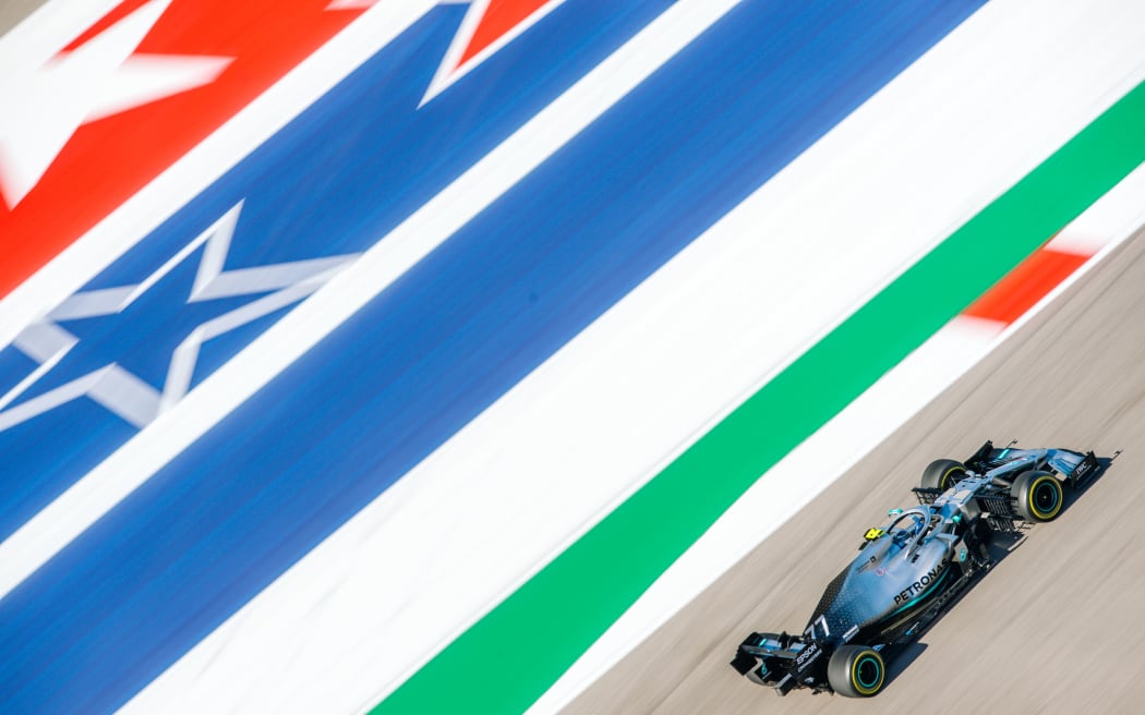 Mercedes driver Veltteri Bottas at the 2019 US Grand Prix