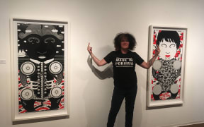 Artist Suzanne Tamaki.