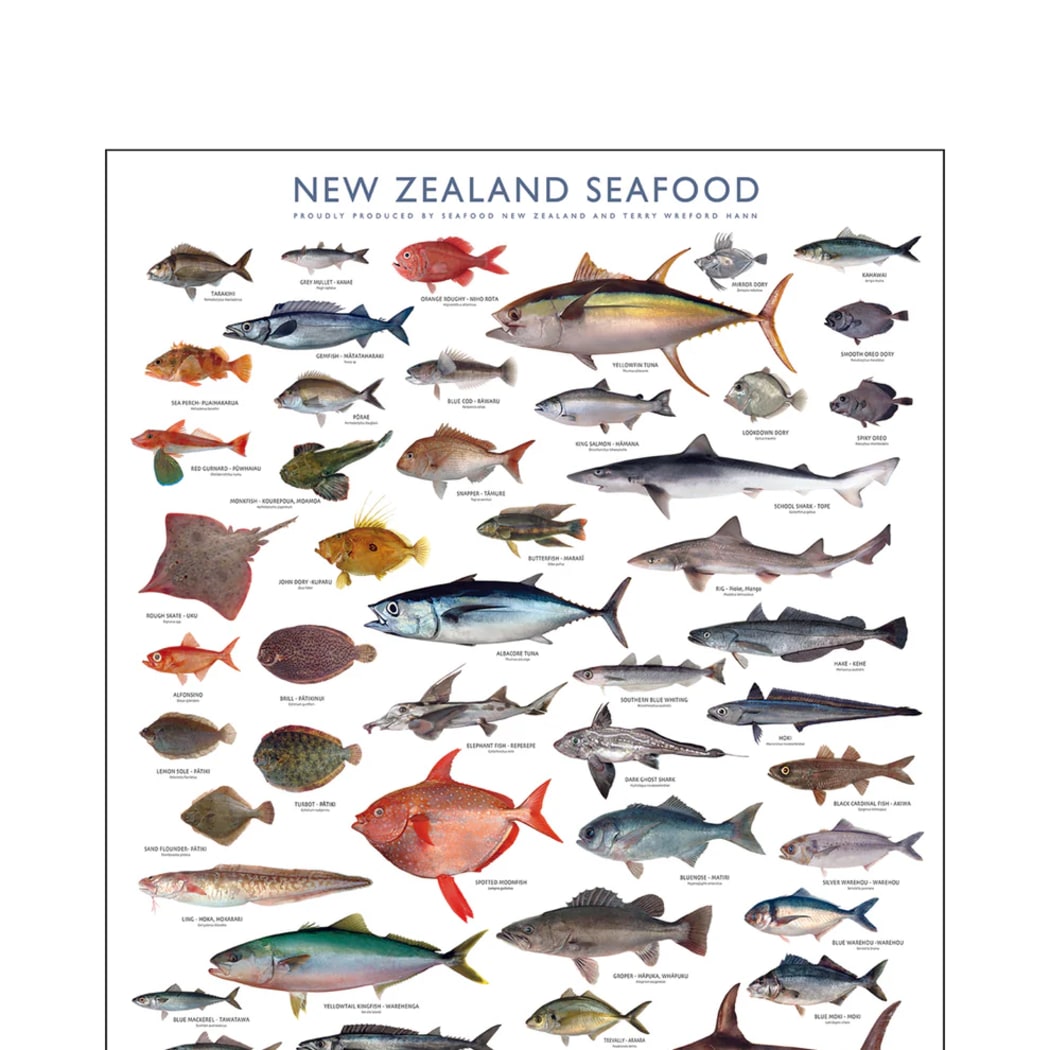 Seafood of New Zealand by Terry Wreford Hann