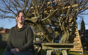Janice Norman-Oke is grateful after an offer was made to build her children a new tree hut that meets code.