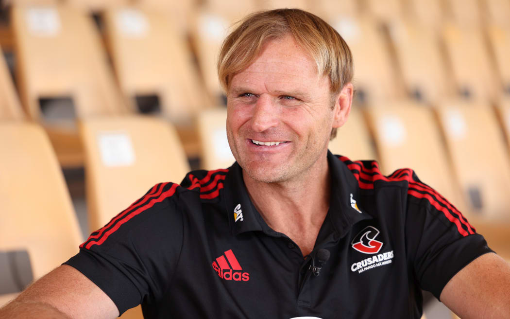 Crusaders coach Scott Robertson ahead of the Super Rugby Aotearoa Final against the Chiefs this weekend. Thursday 6 May 2021.