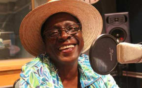 Sharon Jones at Radio New Zealand in Auckland.