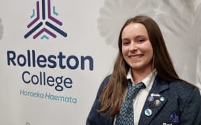 Rolleston College Head Student Mackenzie Wills.