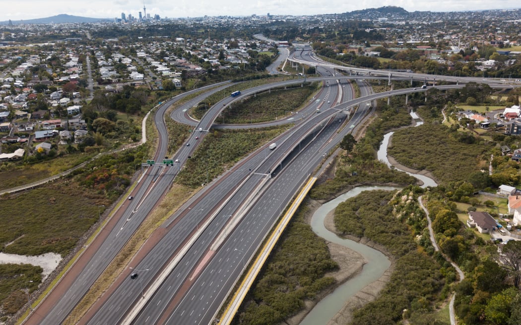 Southern Motorway, Auckland, 8 April 2020.