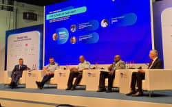 Fiji Police Force Commissioner Rusiate Tudravu, Royal Solomon Islands Police Force Commissioner Mostyn Mangau and New Zealand Police Assistant Commissioner Bruce O’Brien, participated in a fireside chat at the World Police Summit in Dubai, United Arab Emirates.