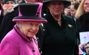 Queen Elizabeth II visited Sainsbury Centre for Visual Arts at the University of East Anglia in Norwich, England on Friday.