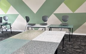 "Cleanstone" desks at Maurewa High School