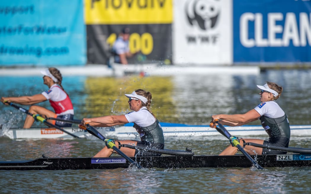 Olivia Loe and Brooke Donoghue New Zealand women's double scull
