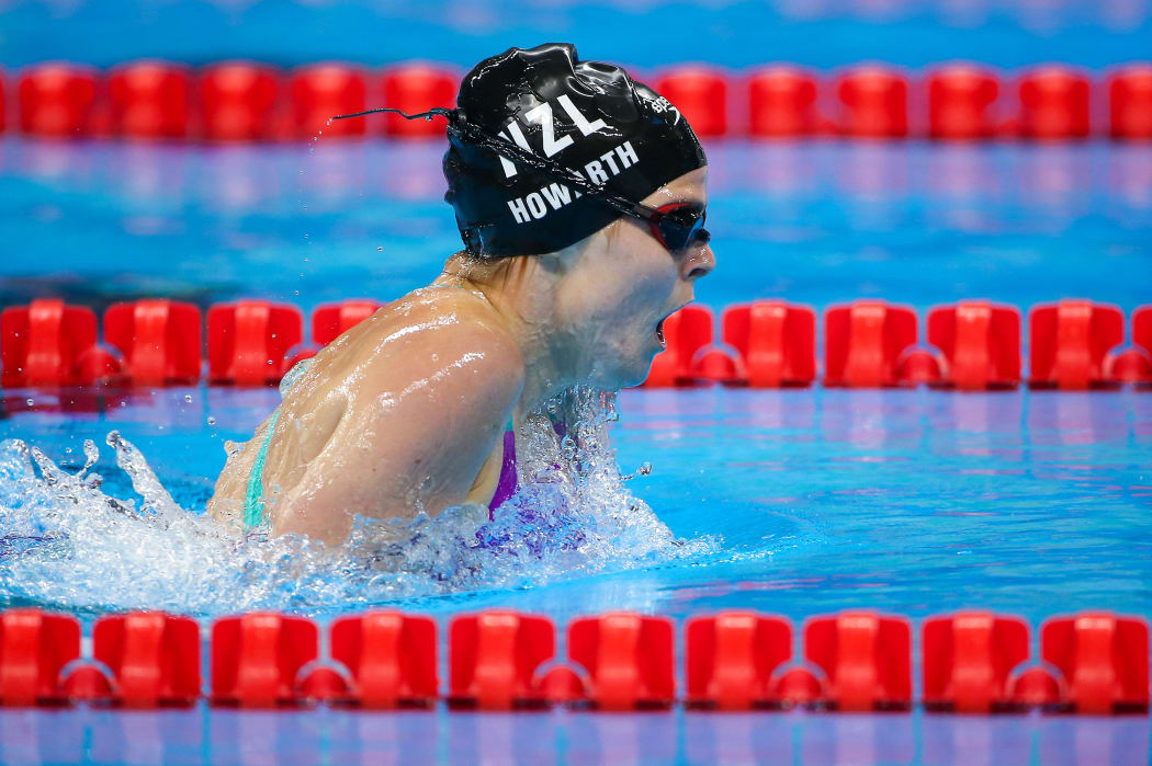 2016 Rio Paralympic Games - Swimming - Olympic Aquatics Stadium, Rio de Janeiro, Brazil - New Zealand's Nikita Howarth competes in the Women's 200m IM - SM7 Heat.