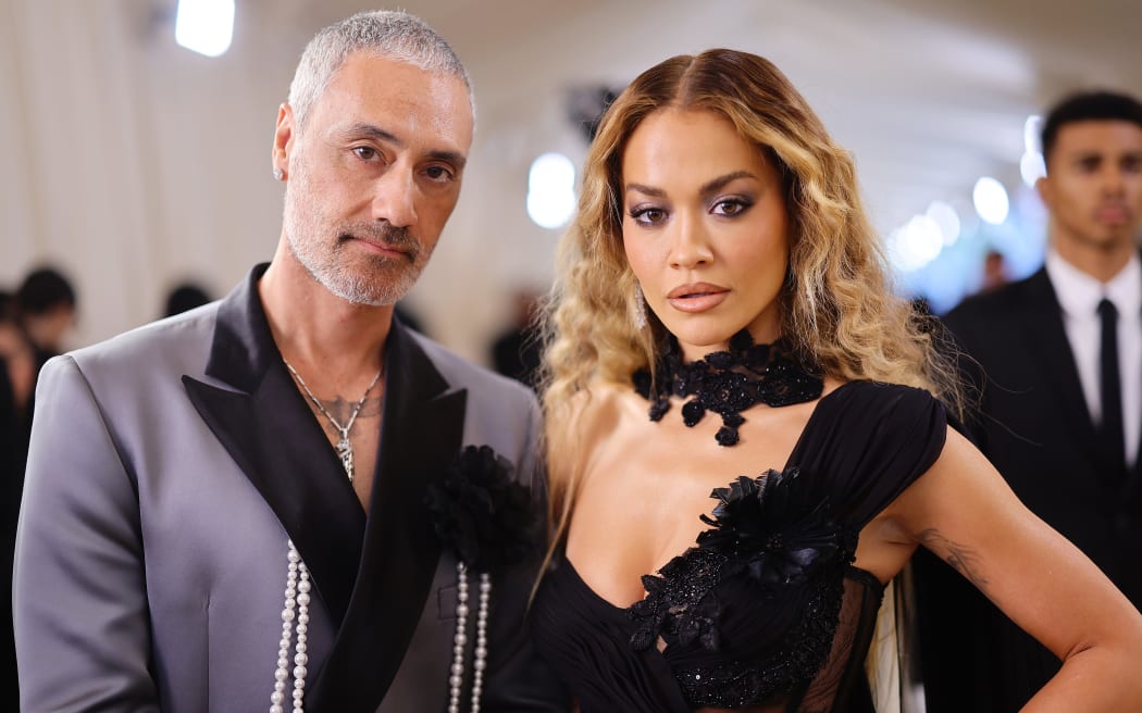 NEW YORK, NEW YORK - MAY 01: (L-R) Taika Waititi and Rita Ora attend The 2023 Met Gala Celebrating "Karl Lagerfeld: A Line Of Beauty" at The Metropolitan Museum of Art on May 01, 2023 in New York City. (Photo by Matt Winkelmeyer/MG23/Getty Images for The Met Museum/Vogue)