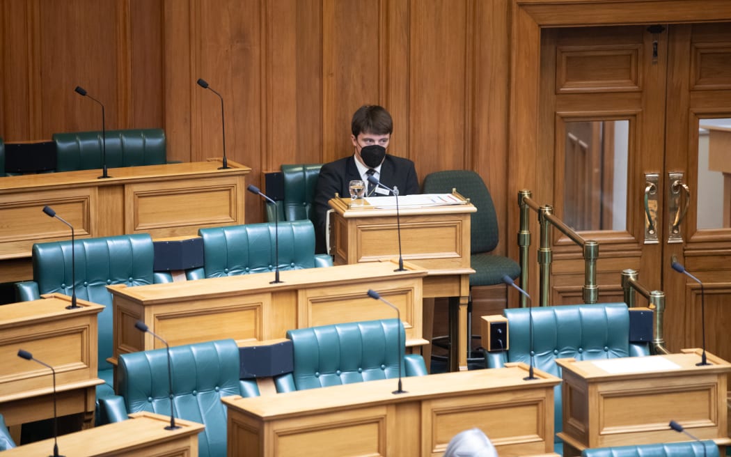 Parliament Chamber Officer Finn Meredith.