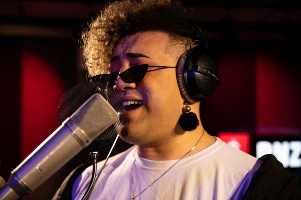 Pere performs his new track High on Ingoingo live in RNZ's Auckland studio
