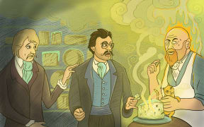 An illustration for The Mysterious Secrets of Uncle Bertie's Botanarium,