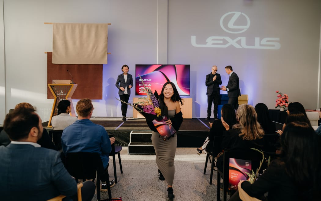 Fiona Yoon, a final year Bachelor of Design student, won the Lexus Design Awards.
