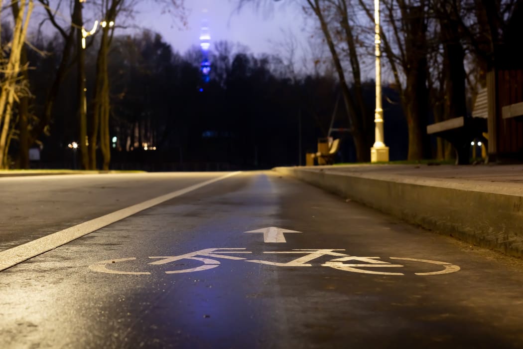 Bicycle path.