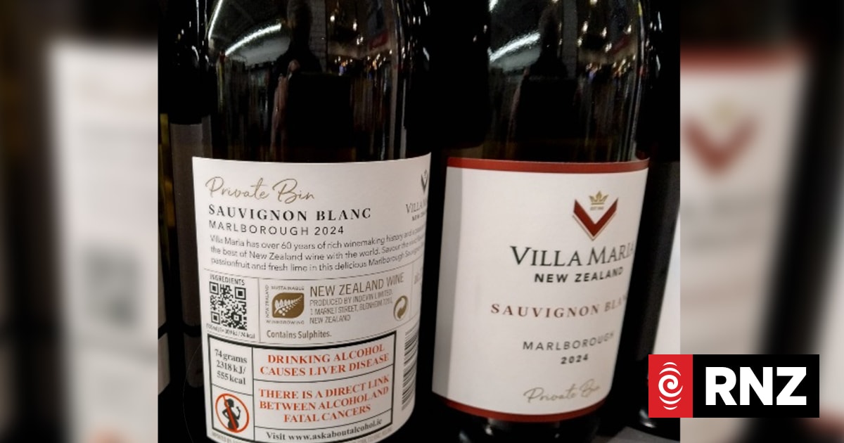 Villa Maria adds fatal cancer warning label on bottles sold in Ireland ...