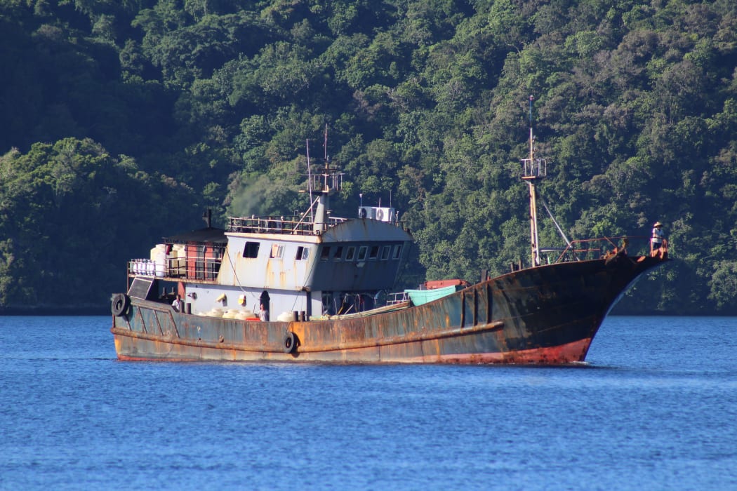 Chinese vessel with 28 crew detained in Palau. Supplied