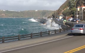 Waves in Evans Bay, Wellington