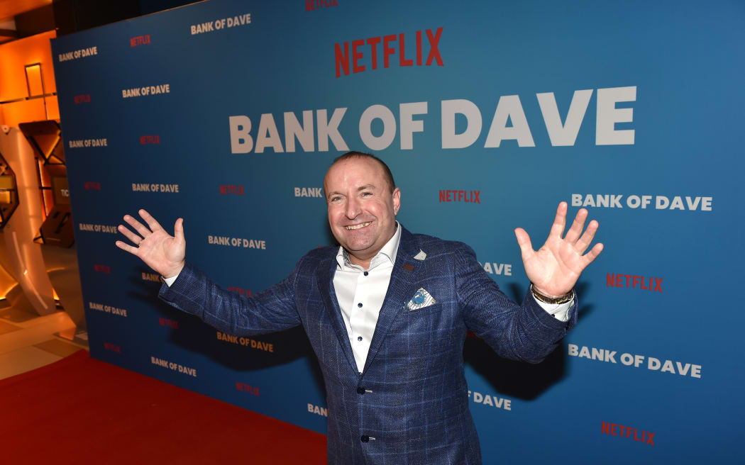 Dave Fishwick attends the premier of the film Bank Of Dave