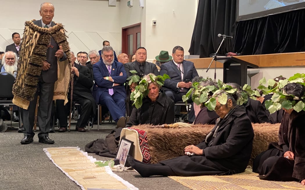 Ngāti Maniapoto and the crown reached a treaty settlement, Pipitea Marae, 22/9/22