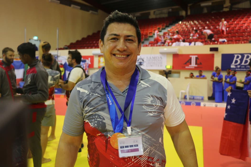 New Caledonia's Team Manager for Judo, Pierre-Jean Lung.