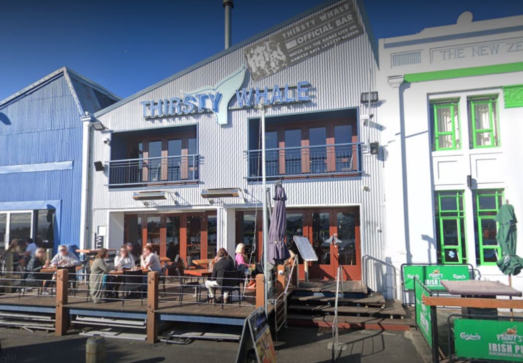 The Thirsty Whale is on Napier's waterfront
