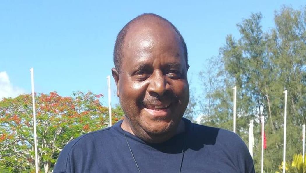 Bishop James Ligo, the head of the Anglican Church in Vanuatu and New Caledonia who passed away on the weekend before Christmas. December 2017.