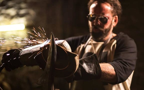 Nicholas Cage in Mandy.