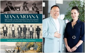Robert Pouwhare and Carla Houkamau, authors of Mana Moana.