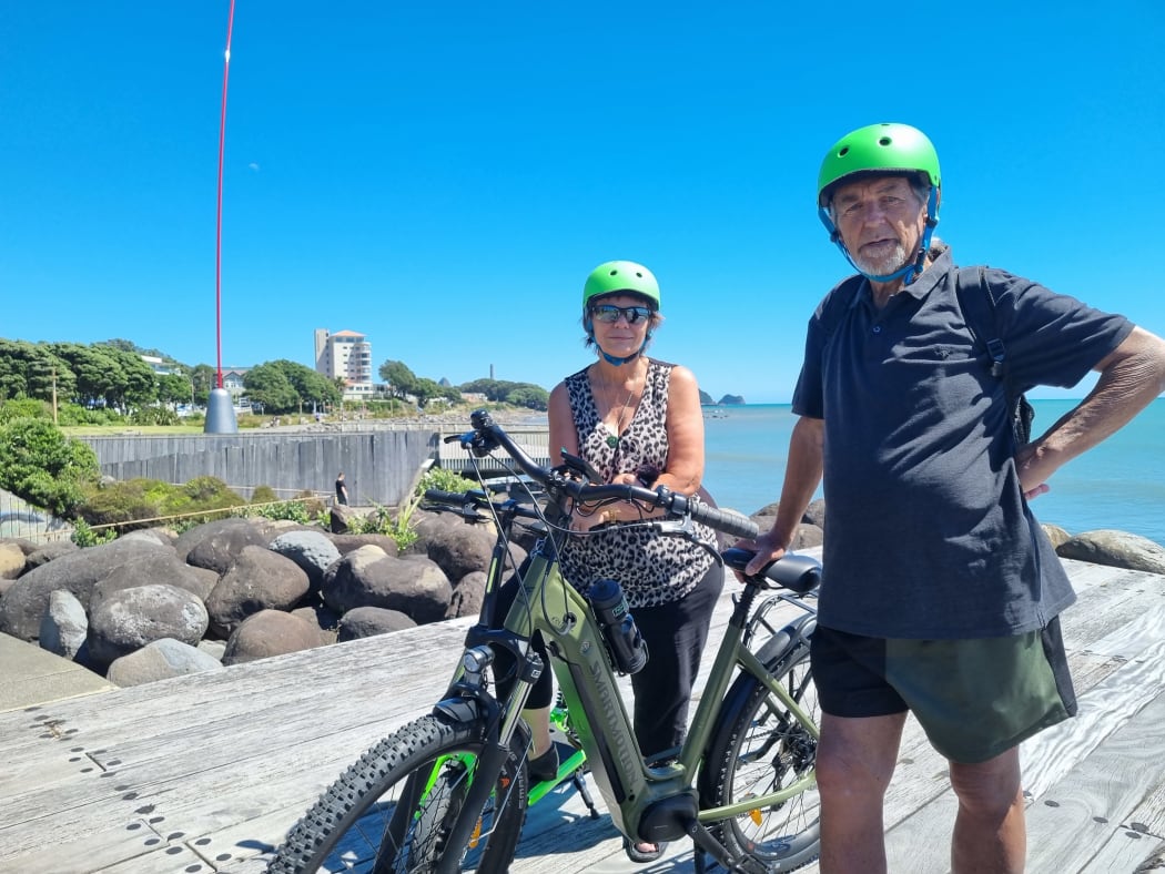 Roger and Bronwyn say they do go out and about but they still take safety precautions.