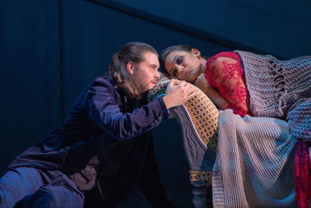 Tomas Atkins and Marlena Devoe play ill-fated lovers at the heart of La Bohème