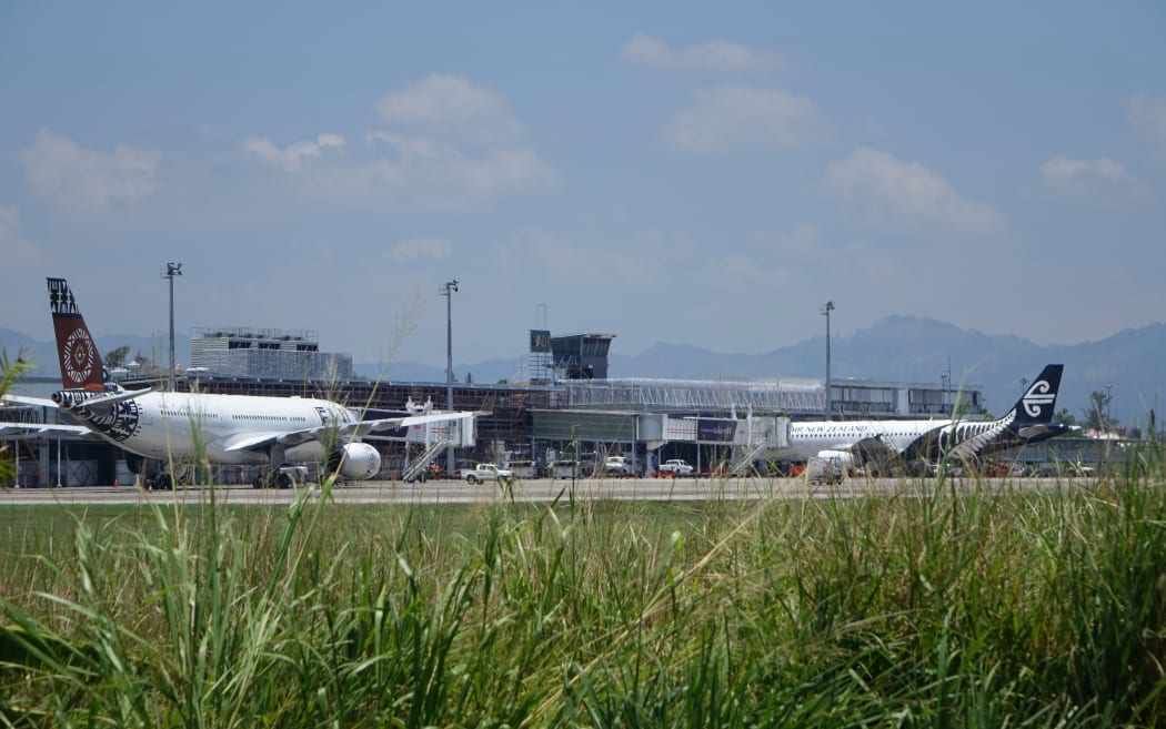 Fiji Airways and Air New Zealand at Nadi International Airport