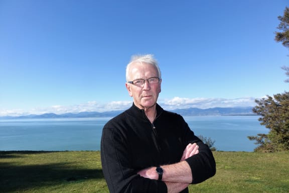Bob Haswell lived on the cliffs high above Ruby Bay, between Mapua and Motueka in Tasman Bay.